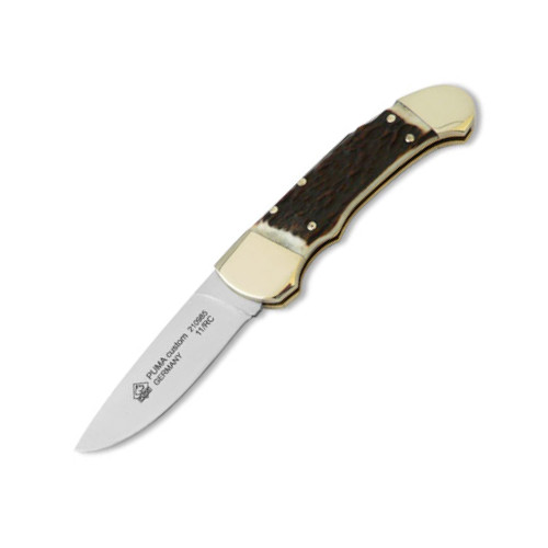 Puma “Custom” Stag Folding Pocket Knife