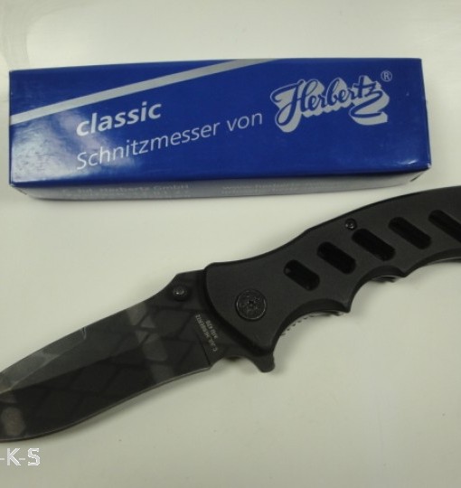 Herbertz Tactical Folding Pocket Knife Camo Coated Blade