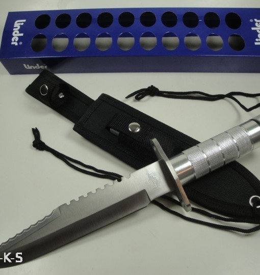 Linder Bowie Knife With Compass & Survival Kit small