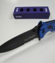 Linder Folding Knife Belt Cutter (Blue)
