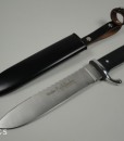 Linder Pathfinder Knife With Back Saw & Metal Sheath2