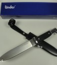 Linder Pathfinder Knife With Metal Belt Scheath & Plain Blade