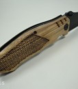Linder Tactical Folding Pocket Knife With Zebrano Wood2