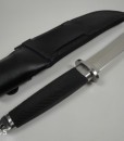 Linder Tanto Knife With Leather Sheath small3