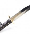 Linder Yukon Bowie Collectors Knife Gold Etchings 171025 004