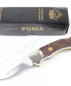 Puma Knives Germany 4-Star Stag Folding Knife