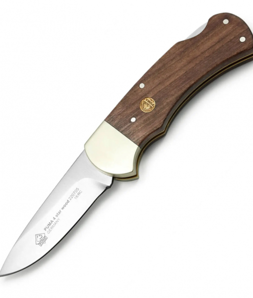 Puma “4 Star” Knife With Cocobola Wood Handle Puma “4 Star” Knife With Cocobola Wood Handle