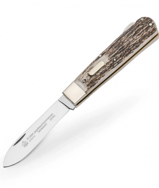 Puma “Jagdtaschenmesser I.” Hunting Stag Folding Knife