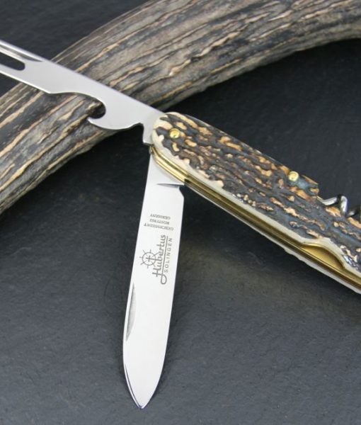 Hubertus Take-Apart Picnic Knife Stag