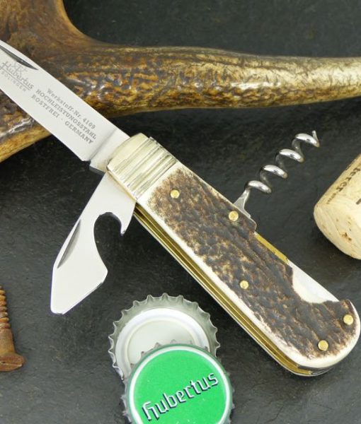 Hubertus Nobility Knife with Bottle Opener & Screwdriver