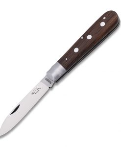 Otter 3-Rivets Stainless Folding Knife Smoked Oak for sale