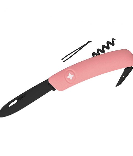 SWIZA ALLBLACK D01 Pink Swiss Pocket Knife